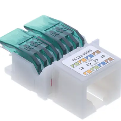 Module de raccordement R&M freenet 1×RJ45/u cat.5e, sans plaque adaptatrice 