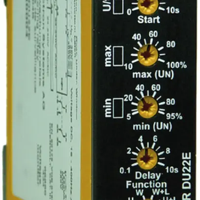Relè di sorveglianza tensione EMR DU22E 2CC, 1 fase, 30/60/300VAC/DC 
