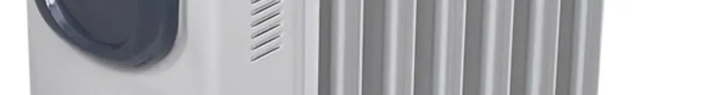 Radiatore OFR 7A, 1.5kW 230V 4.5kg 20×65×25cm bianco/grigio 