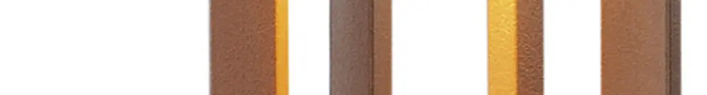 Lampada a muro LED SLV SLOTS WALL, 6.3W 340lm 3000K IP44 ruggine 