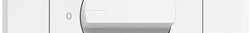 UP-Drehschalter EDIZIO.liv m.Drehgriff 2 Stuf.1P 0-1-2 T=40mm ws 