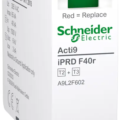Module enfichable Acti9 iPRD F40r TN-S TT 1P 240V 1UM 