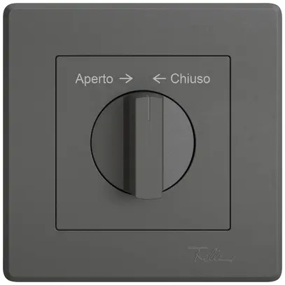 Kit di montaggio INC EDIZIO.liv SNAPFIX® pul.girevole mano.Aperto → ← Chiuso grs 