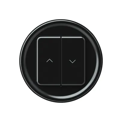 Frontset origin Schutzabdeckung für KNX-Storentaster 2× schwarz 