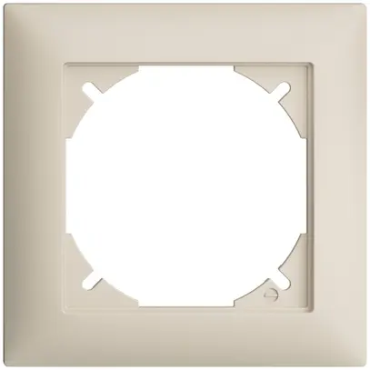 Cadre de recouvrement EDIZIOdue 1×1 crema 