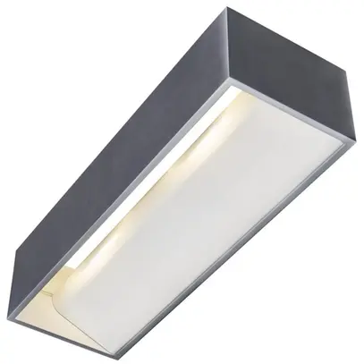 Applique LED SLV LOGS IN L 17W 1400lm 3000K 300×100×70mm Al/blanc 