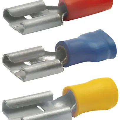Clip Ferratec 9.5×1.2mm 2.5…6mm² jaune 100 pièces 