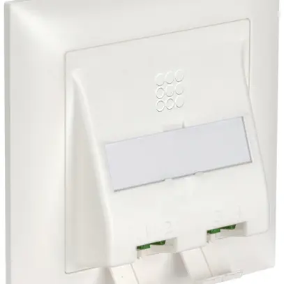 Kit frontal FTTH ENC AGRO OTO prêt pour l'épissure 86×86×20mm blanc 