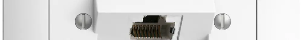 Presa INS 1×RJ45/s 8P ITplus EDIZIOdue bianco 
