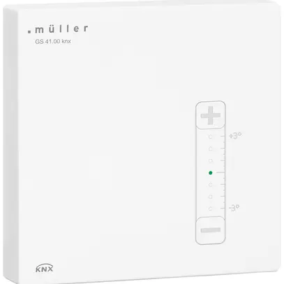 Multicapteur KNX AP müller GS 41.01 CO2/paa/hr/temp/pr régulateur blanc 