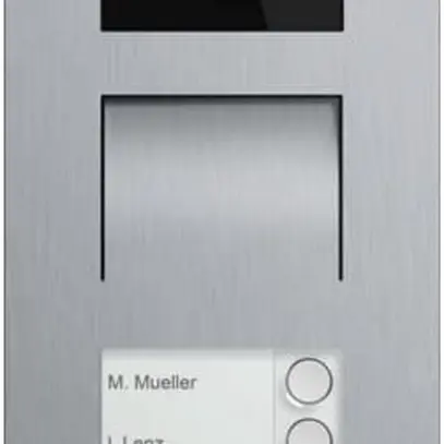 Station extérieure vidéo ABB-Welcome IP, 3 touches, induction, 1/3, acier fin 