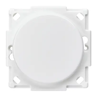 Plaque de fixation INC Hager pleine blanc 