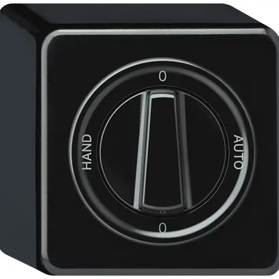 Interrupteur rotatif AP origin commut.2/1L 16A 250V 0-AUTO-0-HAND 88×88×54mm no 