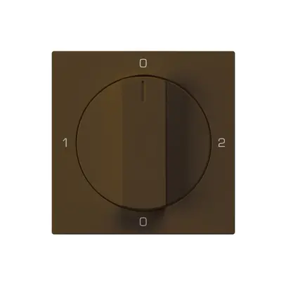 Kit di copertura kallysto interruttore rotativo S2 marrone 