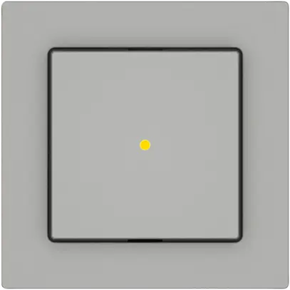 Leuchtdruckschalter EDIZIO.liv SNAPFIX® 6/1L Frontlinse KS gelb hgu 