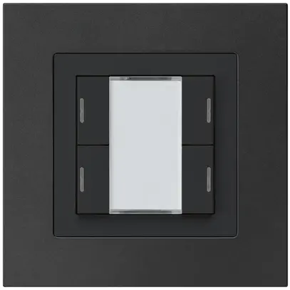 Tasto INC kallysto.pro KNX 4×LED RGB s/e-link nero 
