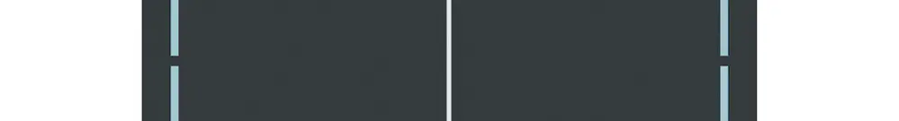 Couverture de poussoir ABB SIDUS touch 2-fois "bascule-haut/bas" anthracite 