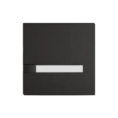 Pulsante 1/1 EDIZIO.liv SNAPFIX® p.KNX&UNI s.LED c.targ.comando 1 tasto ne 