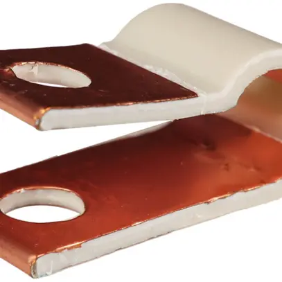 Brida per messa a terra di cavi KITAGAWA FGC-5 M4, Ø 5…5.5mm, PA/Cu 