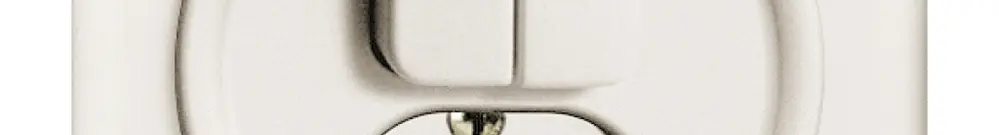 UP-Frontset FH T23 weiss 86×86mm für Kleinkombi 