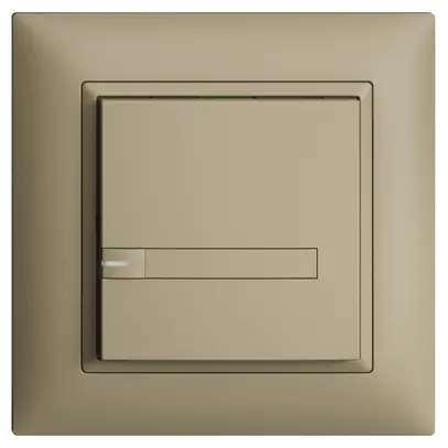 UP-KNX-Taster RGB EDUE FMI, 250mW, m.RGB-LED, m.Papier., 1×Taste, 1×Tastenb., sa 