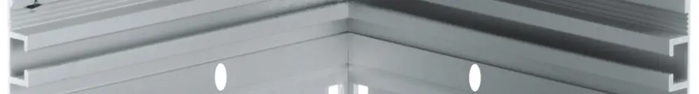 Angolo interno Hager BRA 65100 alu 
