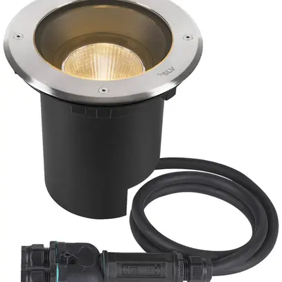 Luminaire de sol LED INC SLV DASAR L IP65 19W 1950lm 840 DALI Ø200 ac-aff 