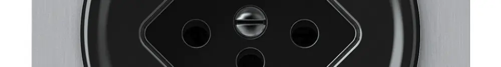 Presa FI INC origin 1×tipo 13 30mA 10A 230V 77×77mm nero 