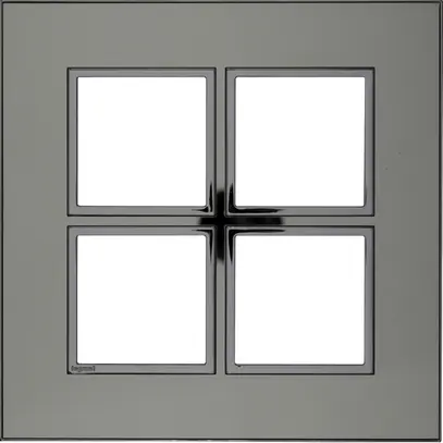 Intestazione INC Legrand Arteor 2×2 orizzontale e verticale 157×157mm 