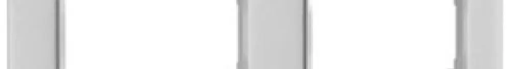 Cadre de recouvrement Shelly Wall Frame 2 160×80mm blanc 