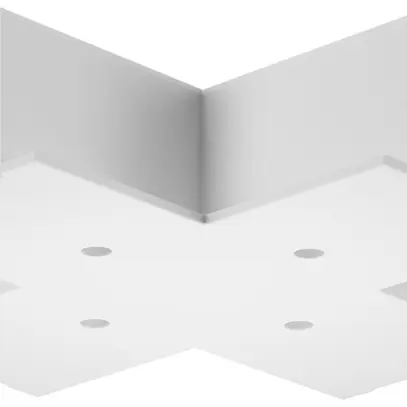 Obturateur INC Sylvania OneTrack Alimentation en X polycarbonate 148×148mm blanc 
