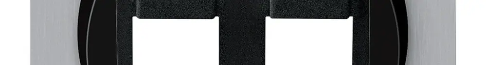 Kit di montaggio INC origin obliquo 2×Keystone 77×77mm nero 