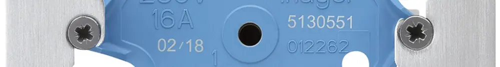 Interno per presa Hager 2×T13/23 F 