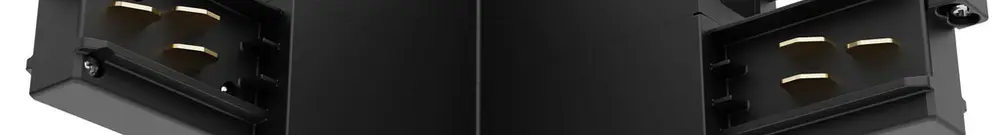 Raccordo a T Sylvania Lytespan H trifase nero interno sinistro 