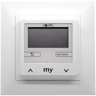 Timer INC Somfy Chronis Smoove Uno S, EDIZIOdue, bianco 