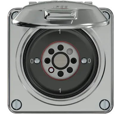 Interruttore a chiave ELEMENT SNAPFIX® 1P coperchio 16A 400V 0-1-0-1 all 