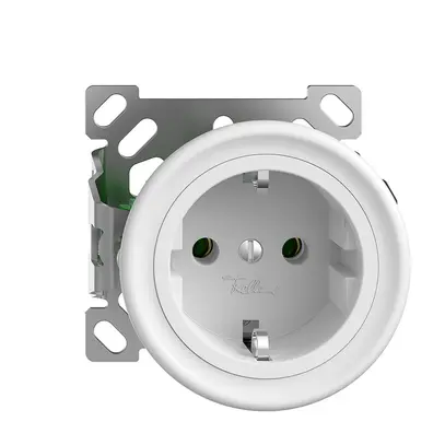Presa SCHUKO AP Sdue 16A, 250VAC, L+N+PE bianco 