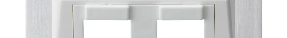 Kit di montaggio INC kallysto 2×Keystone bianco con piastra di fissaggio 