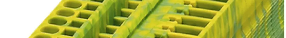 Borne de passage 0.08…4mm² vert/jaune, ST 2.5/1P-PE 