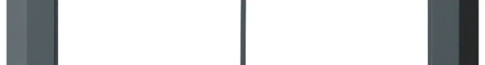 Cadre de recouvrement ENC kallysto.line 3×2 anthracite 152×212mm 