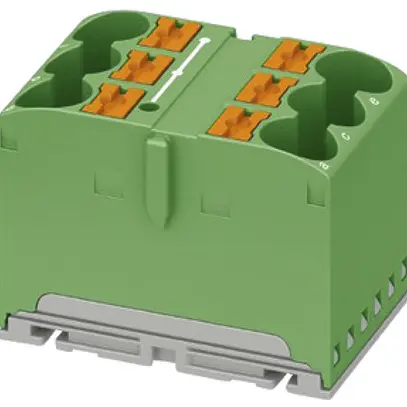 Blocco di distribuzione PX PTFIX 6X10/S-G GN 