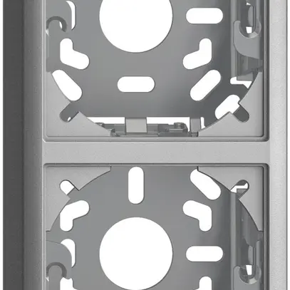 Capot avec plaque de base 2×39mm pour combinaison FX vertical/horizontal silver 