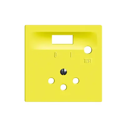 Plaque frontale EDIZIOdue lemon pour prise FI T12 