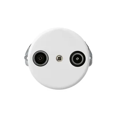 Prise de passage ENC basico TV-R 14dB blanc 