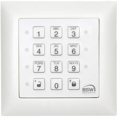 Clavier pour code ENC BSW CTL11-12, proX (EM 4102/01), 1×1, blanc 