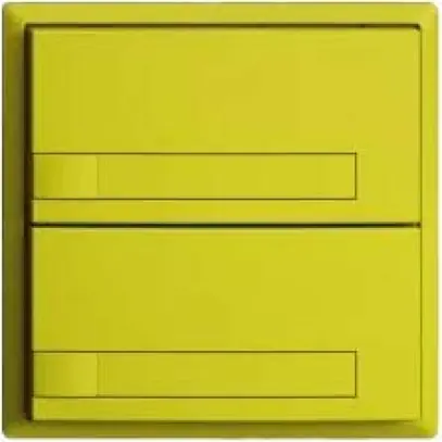 Pulsante KNX RGB EDUE, 250mW, s.LED, c.inserto carta, 2×pulsante, 1×tasto, lem 