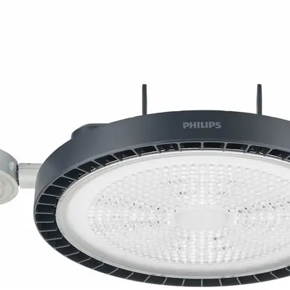 Proiettore capannone LED CoreLine BY122X 72W 10500lm 4000K IP65 WB REG grigio 