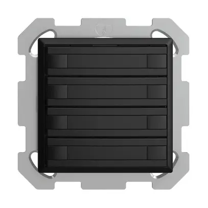 Poussoir KNX RGB ENC EDUE, 250mW, s.LED, papier, 4×poussoir, comm.2×touches, no 