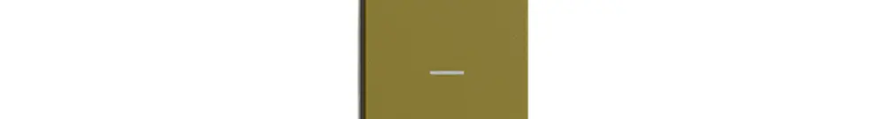 Pulsante 1/4 INC Edue Wiser simbolo - (meno) olive 