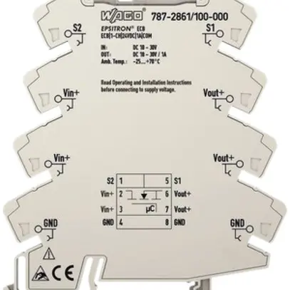 Schutzschalter elektronisch WAGO EPSITRON, 1-Kanal, 24VDC 1A kommunikationsfähig 